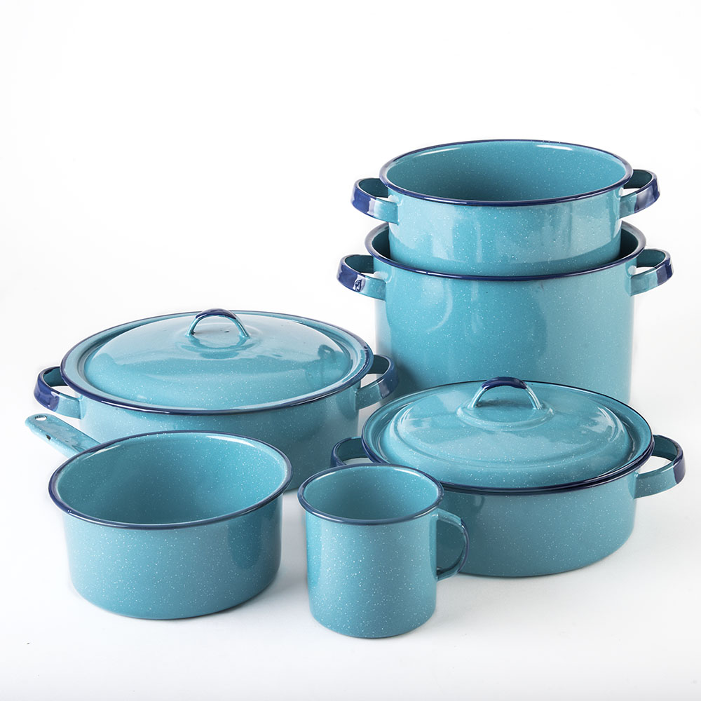 Batería De Cocina Cinsa Clásica De Peltre 5 Piezas Lavanda