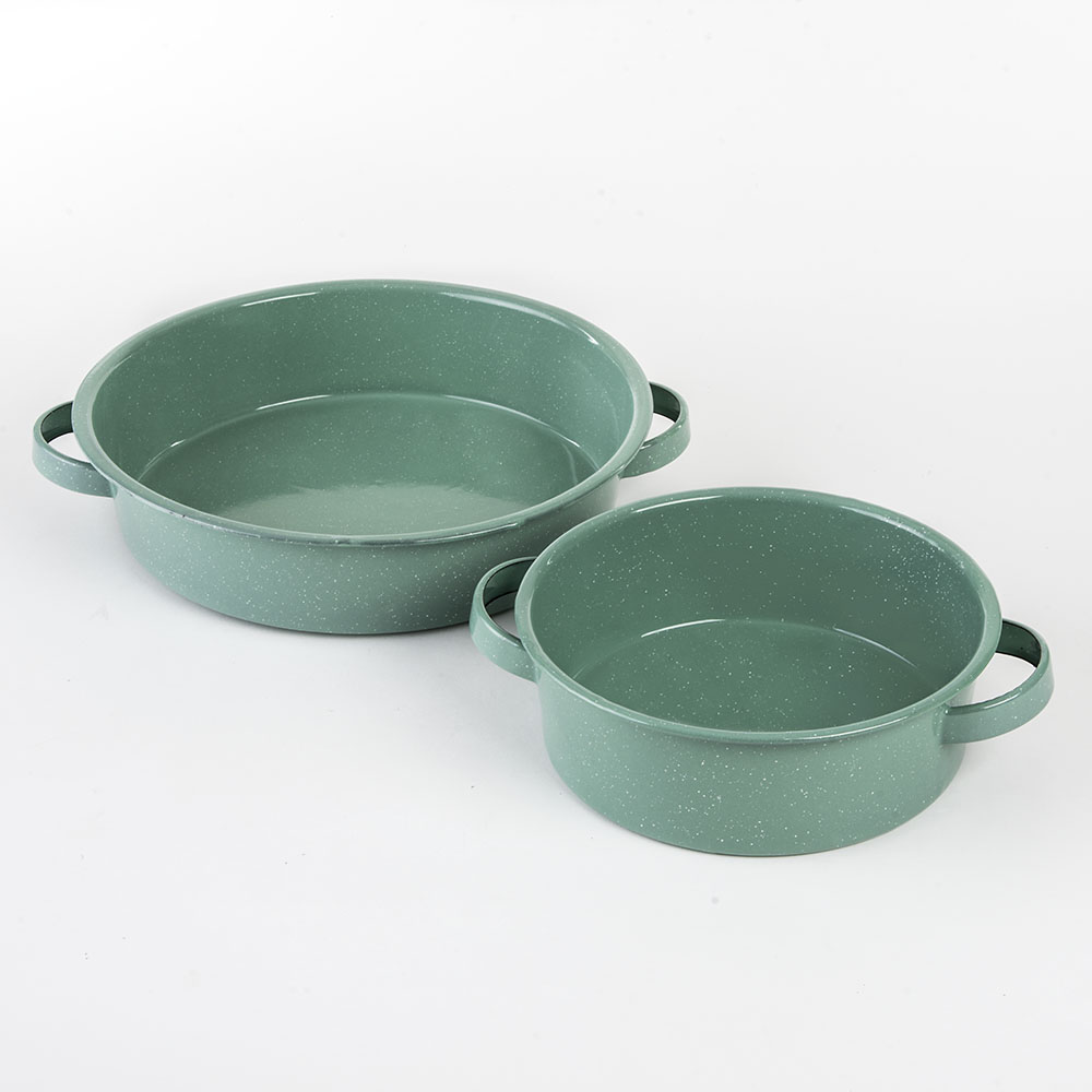 Batería De Cocina Clásica De Peltre 12 Piezas Verde Cinsa