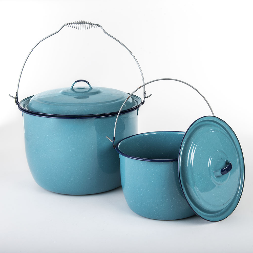 Batería de Cocina Cinsa Clásica 8 piezas Mónica Nuevo Azul