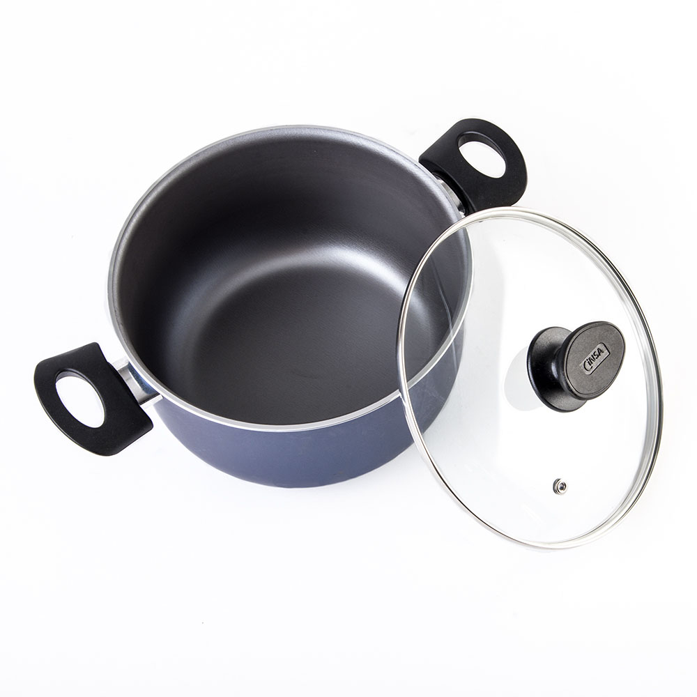 Olla Aluminio con Antiadherente Cinsa Balance Cocina Saludable 4.5 Lts. 22  cm. (317901) - CINSA